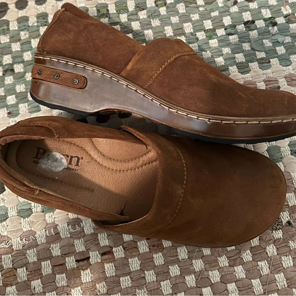 Born Leather Clogs